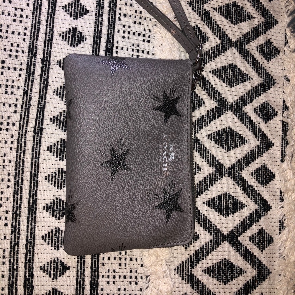 Coach star wristlet